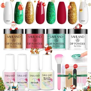 4 Colors Keratin Dip Powder Nail Kit
