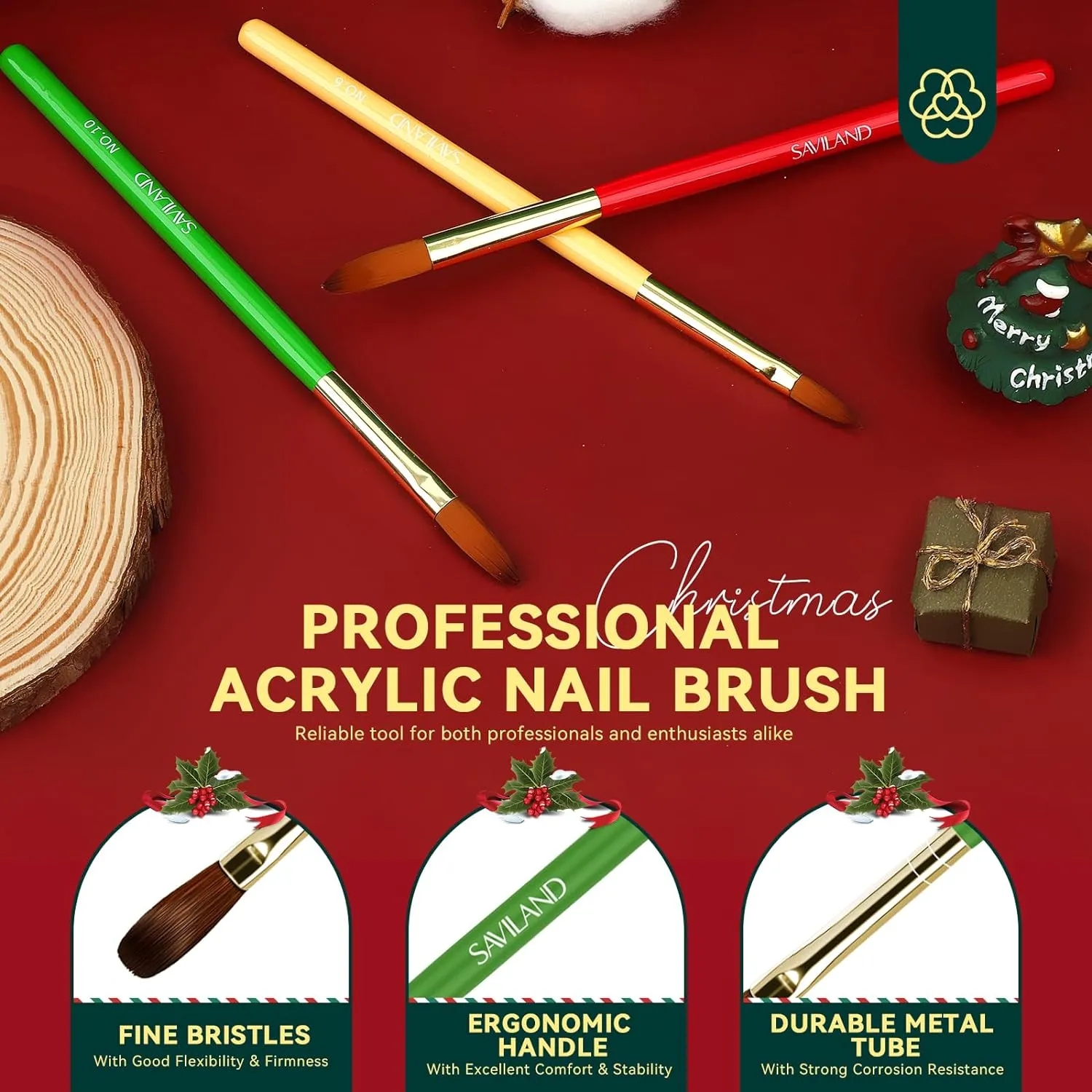 40ml acrylic Liquid Monomer with 3 pcs Acrylic Brushes