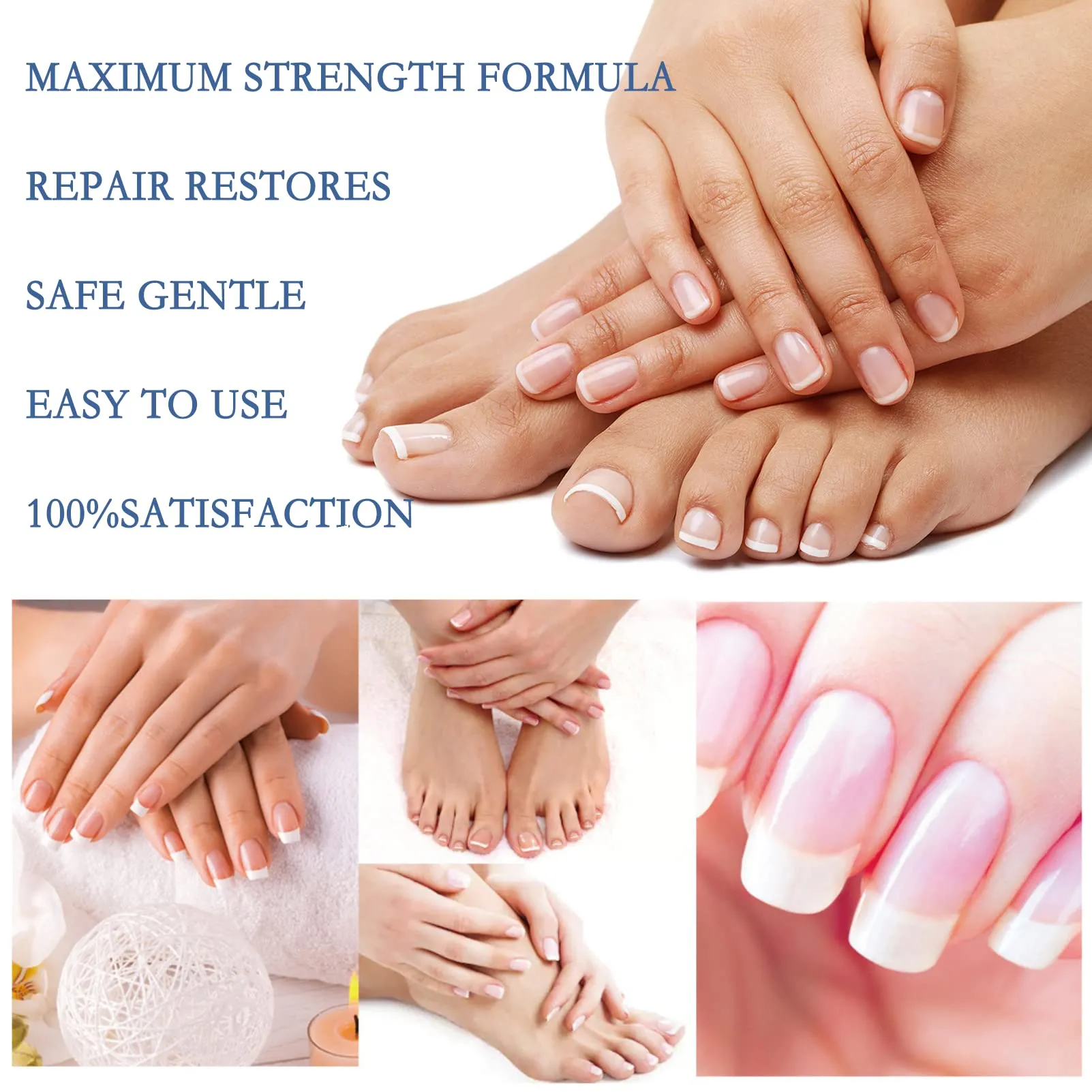 Antifungal Nail Repair,Fungus Treatment Fungal Nail Care,Nail Treatment,Nail Care Solution to Repair Damaged,Cracked and Discolored Nails