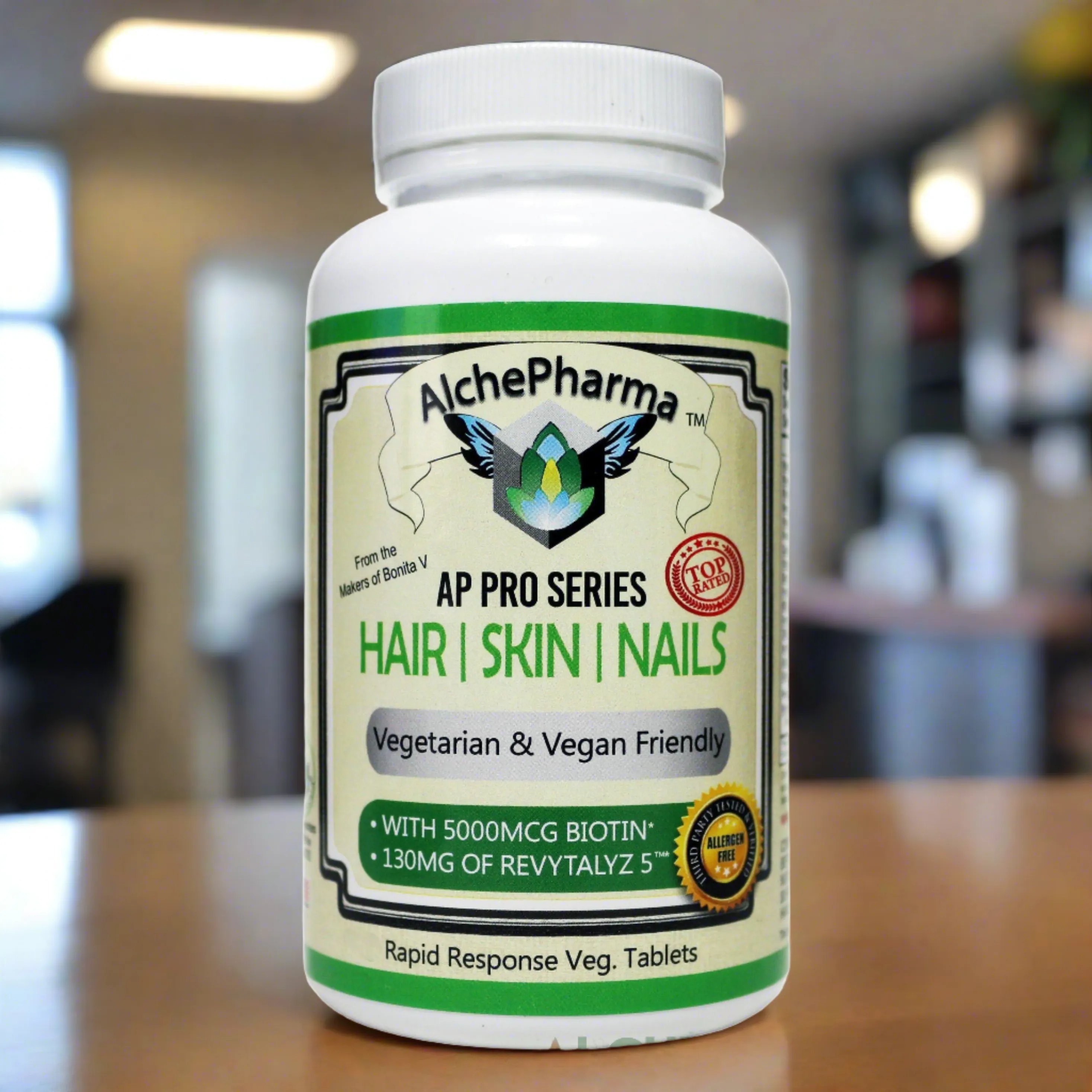 AP Hair Skin Nails Pro Series ( Bonita - Revytalz 5 Blend) - Rapid Response Vegan Tablet