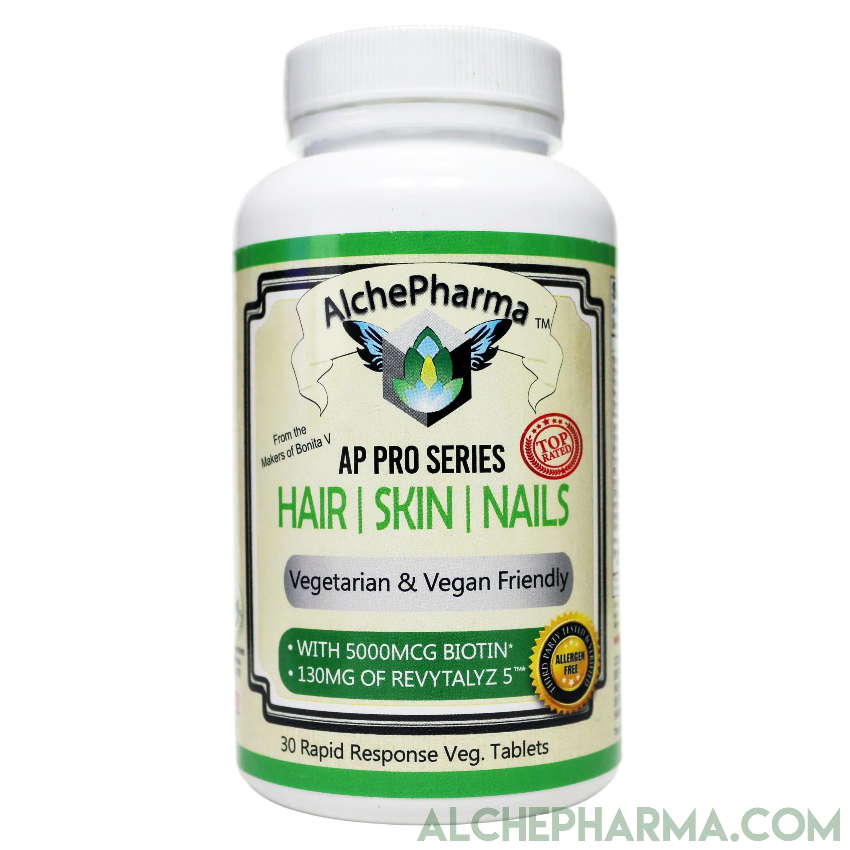AP Hair Skin Nails Pro Series ( Bonita - Revytalz 5 Blend) - Rapid Response Vegan Tablet
