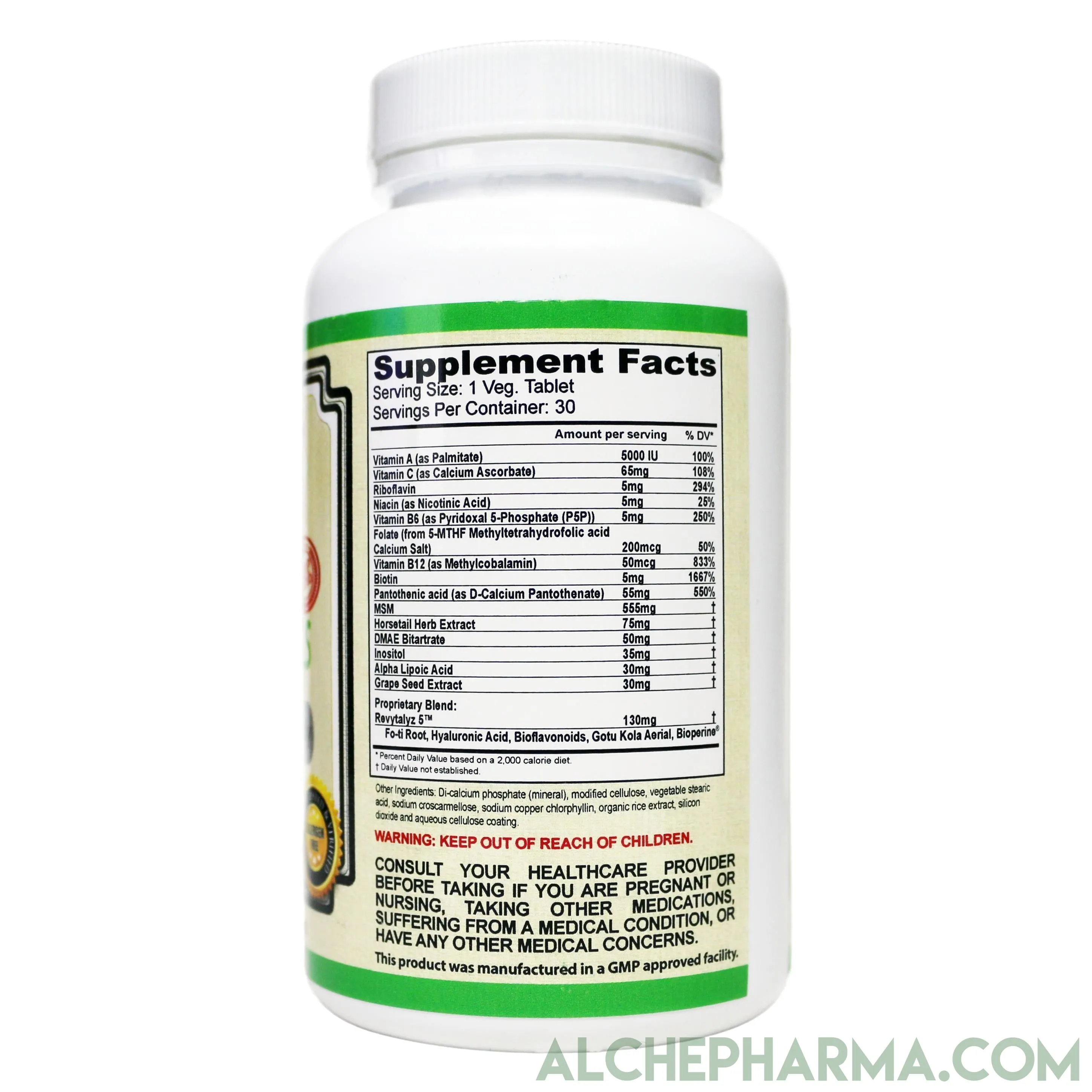 AP Hair Skin Nails Pro Series ( Bonita - Revytalz 5 Blend) - Rapid Response Vegan Tablet