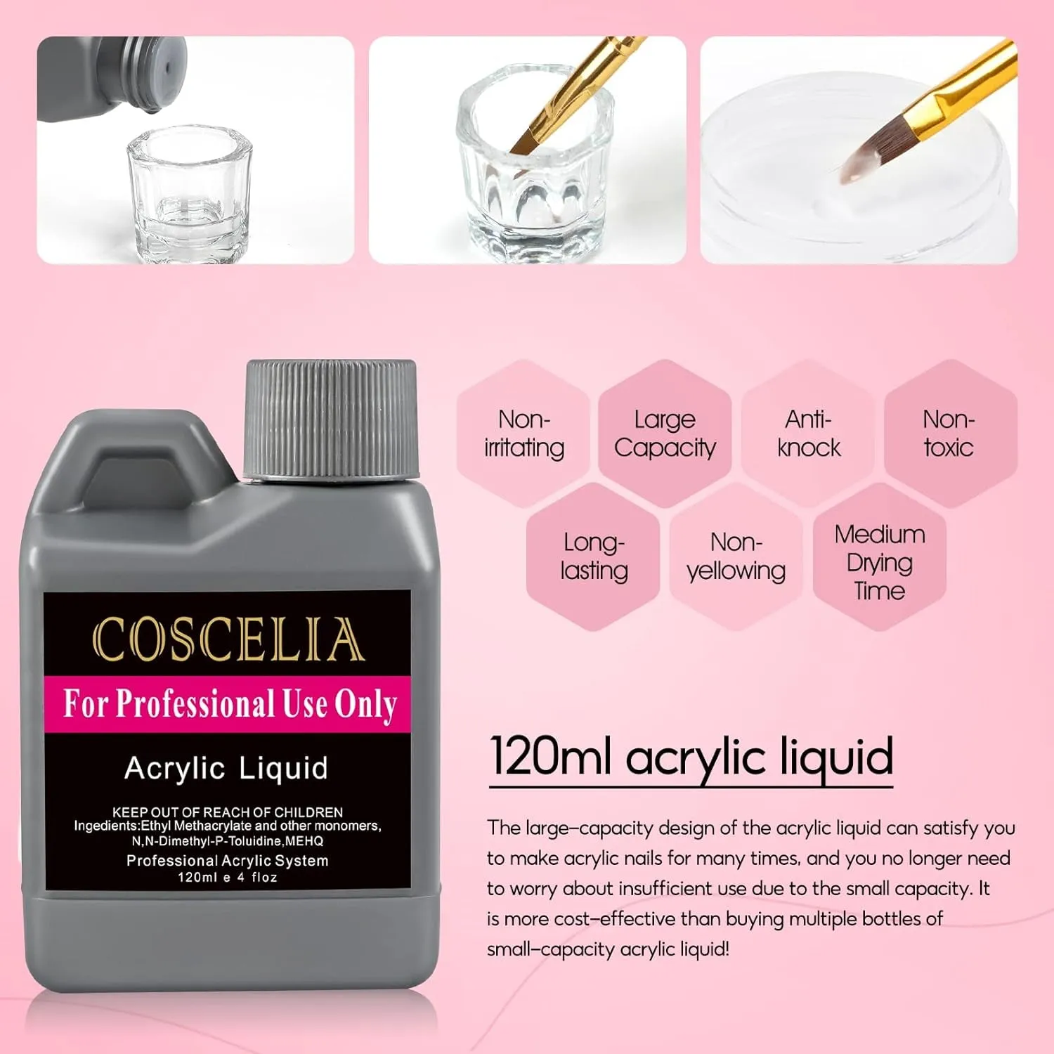 Complete Acrylic Nail Starter Kit with Professional Drill, UV Light, and Glitter Powders for Women