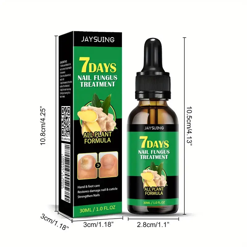 Ginger Nail Care Liquid Onychomycosis Fungus Repair Hand and Foot Nail Care