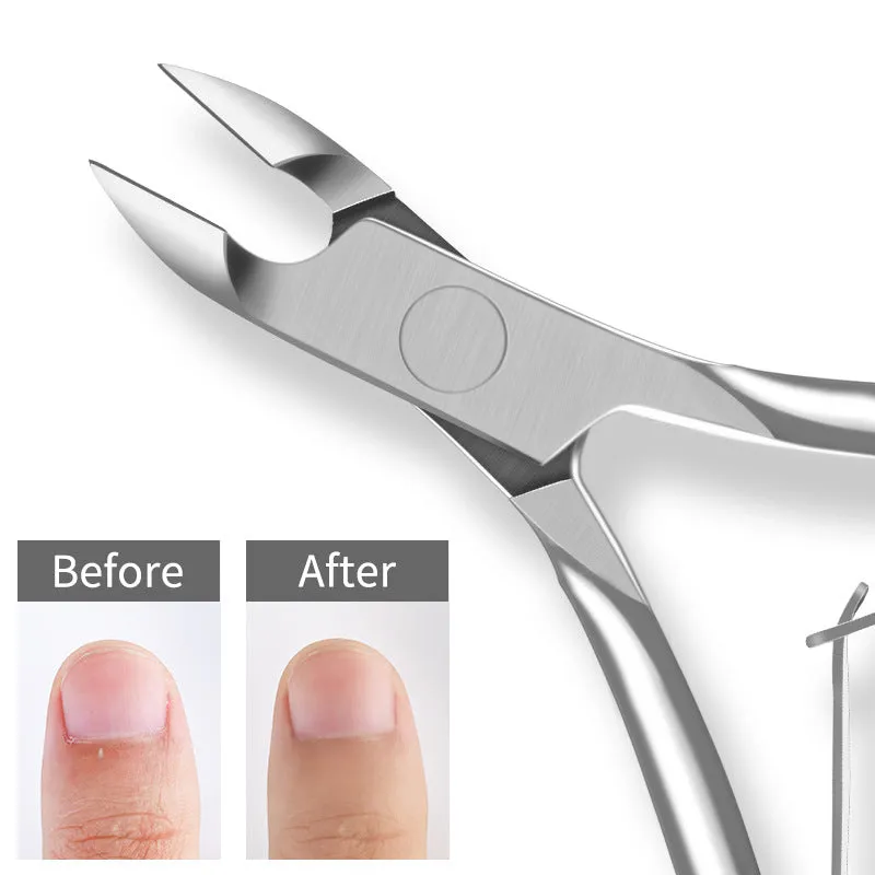 Nail Art Cuticle Nipper Exfoliating Barbed Fingernail Clipper Scissors Gold Silver Stainless Steel Manicure Implement
