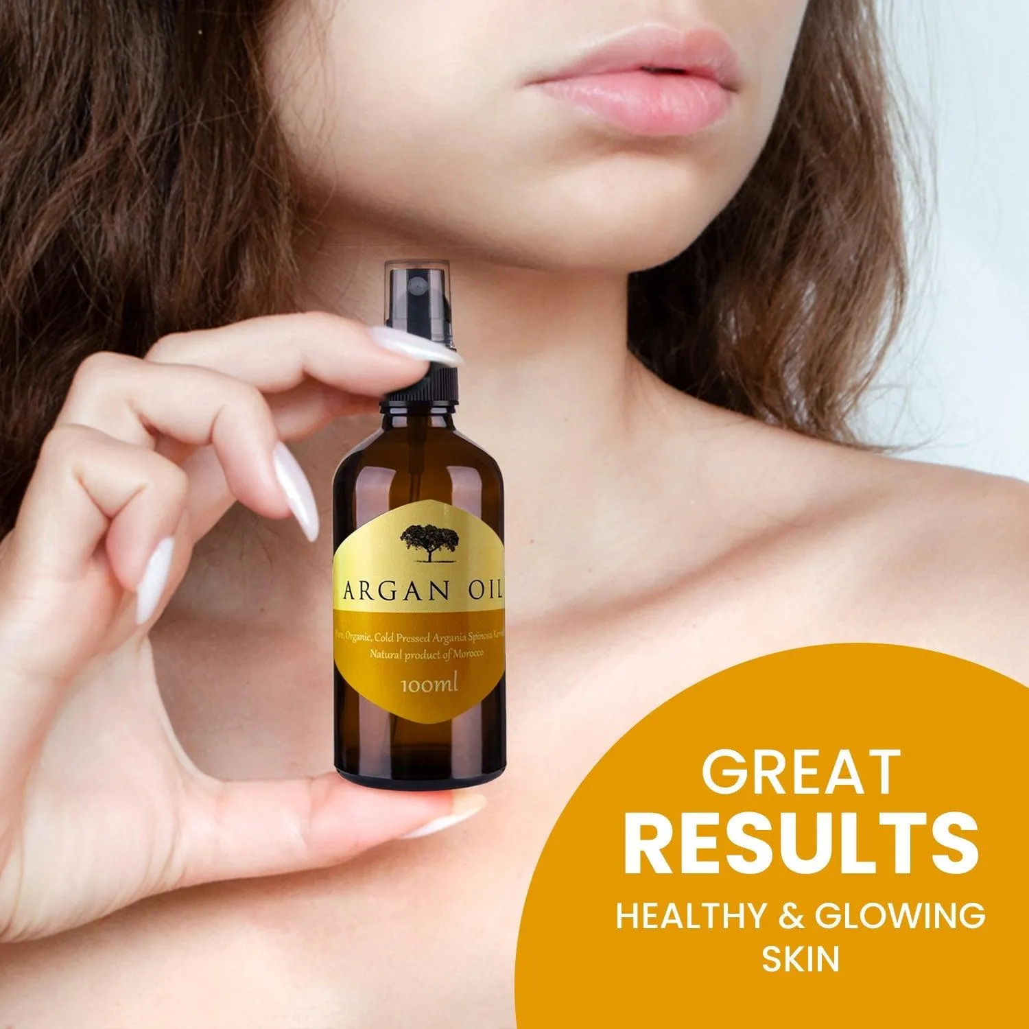 Organic Pure Argan Oil With Pump