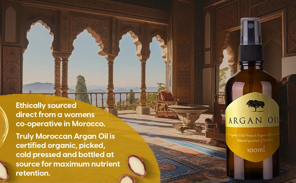 Organic Pure Argan Oil With Pump