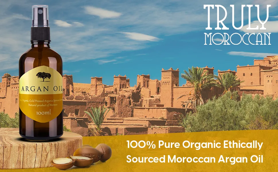 Organic Pure Argan Oil With Pump