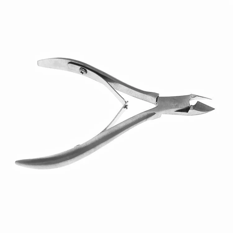 Stainless Steel 8712 Dead Skin Clipper Secondary Opening Double Fork Cuticle Nipper Beauty Pliers Manicure Tool