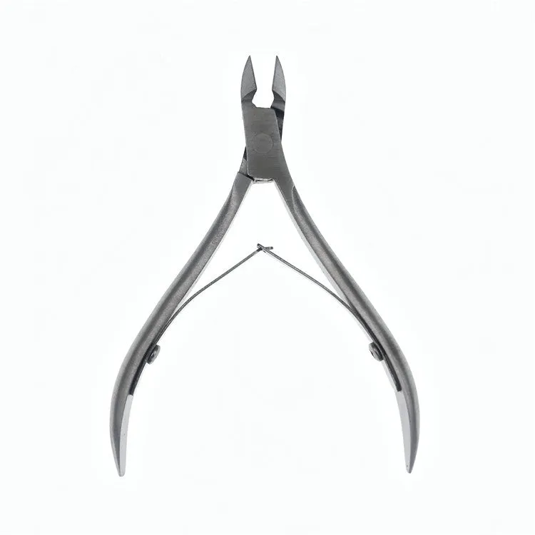 Stainless Steel 8712 Dead Skin Clipper Secondary Opening Double Fork Cuticle Nipper Beauty Pliers Manicure Tool