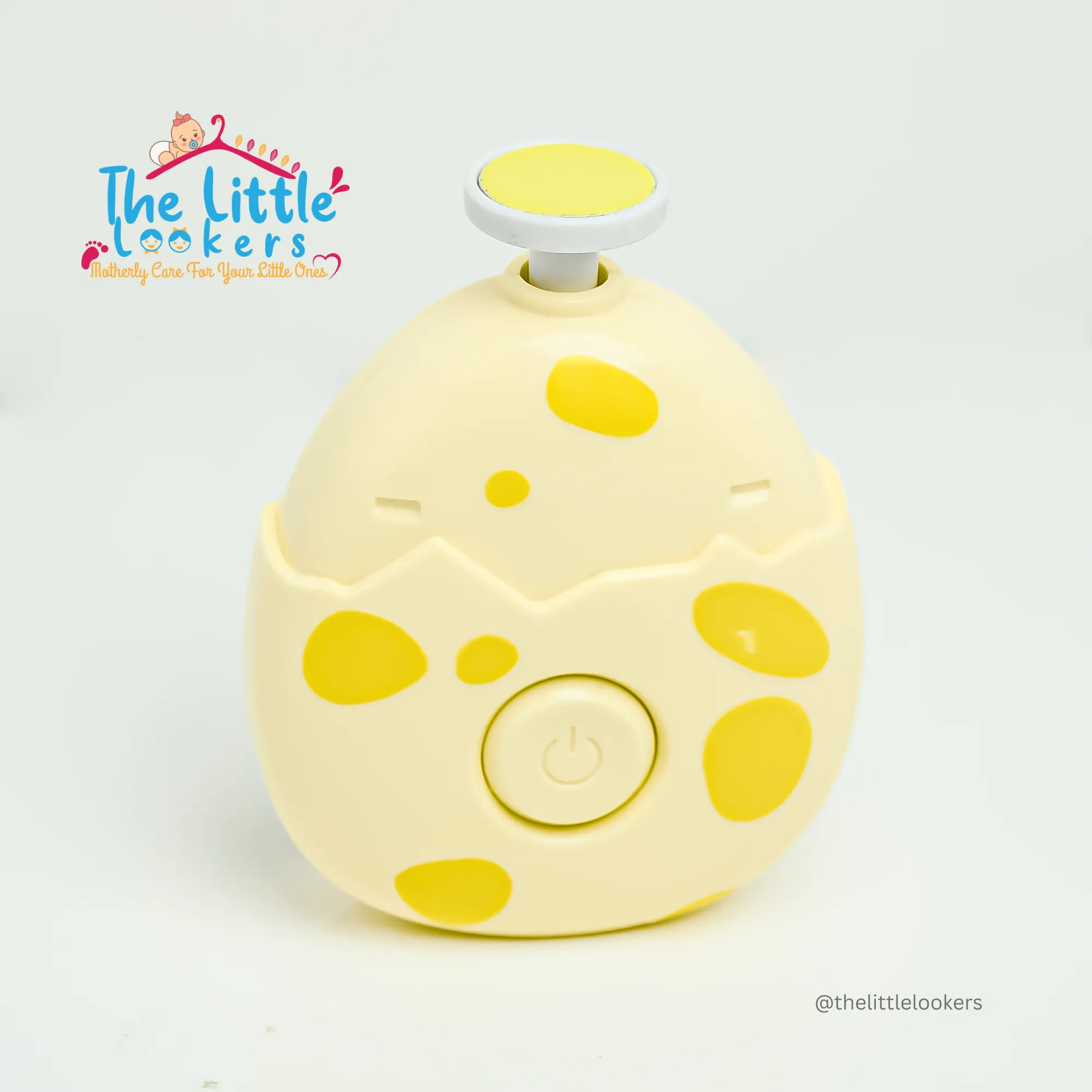 THE LITTLE LOOKERS Electric Baby Nail Trimmer I Newborn Nail Clipper with 3 Interchangeable Grinding Heads