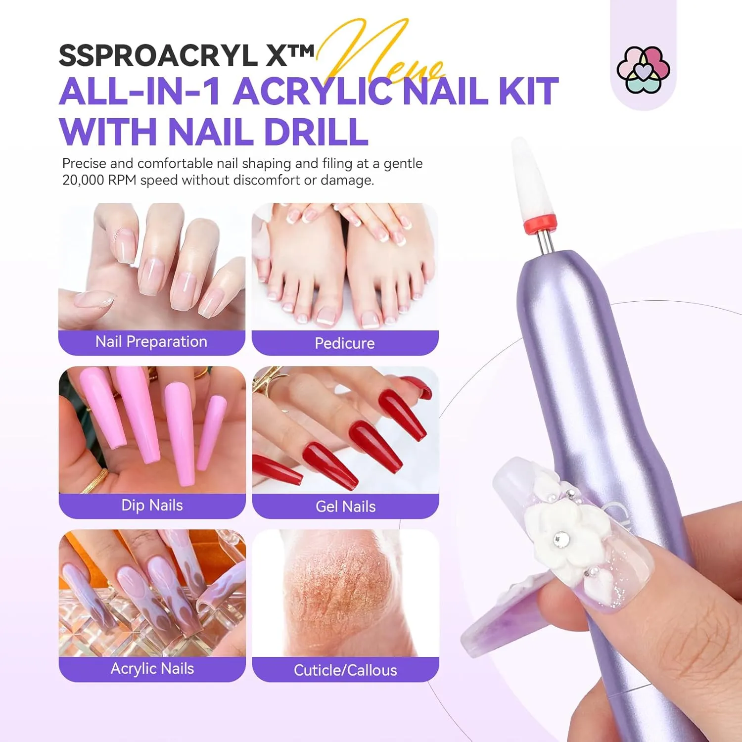 [US ONLY]SSProAcryl X™ Full Acrylic Nail Kit